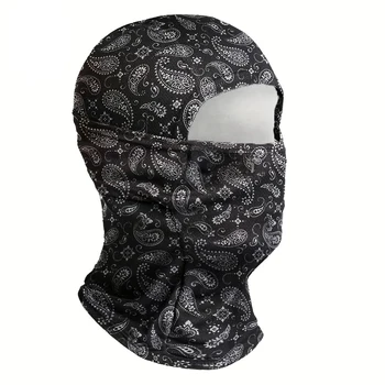 Maschera da ciclismo, copertura integrale, maschera integrale alla moda e traspirante per uomo e donna, adatta per il ciclismo all'aperto