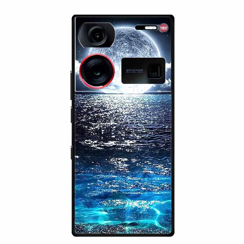 Sleek Black Silicone Soft Back Cover for Smartphones - 6.8 Coque