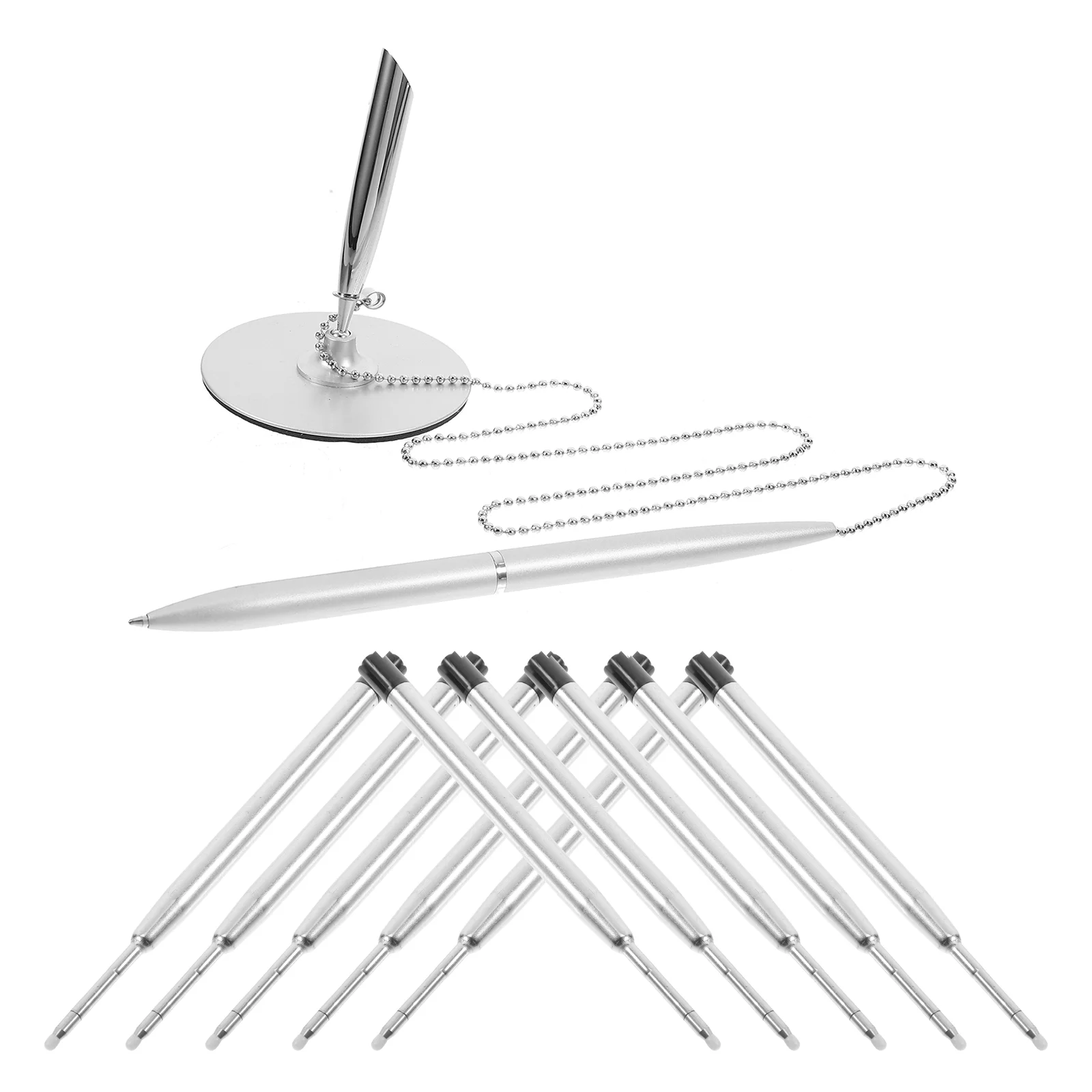 카운터 서명 펜 체인 디자인, 데스크탑 비즈니스 서명, 사무실 글쓰기, 스탠드 구리 문구 호텔