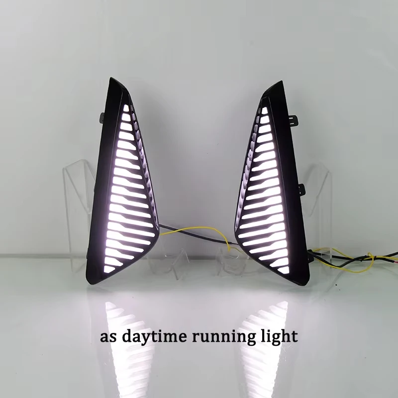 Luci Diurne LED 12V per Auto Nissan Sentra Sylphy 2023 con Indicatori di Direzione Gialli e Luci di Marcia Blu Notturne - Image 4