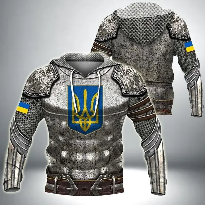

Худи украинское с трехмерным принтом, Модный свитшот с украинским флагом в стиле ретро, Повседневный свитер с 3D принтом для пар, индивидуальный пуловер