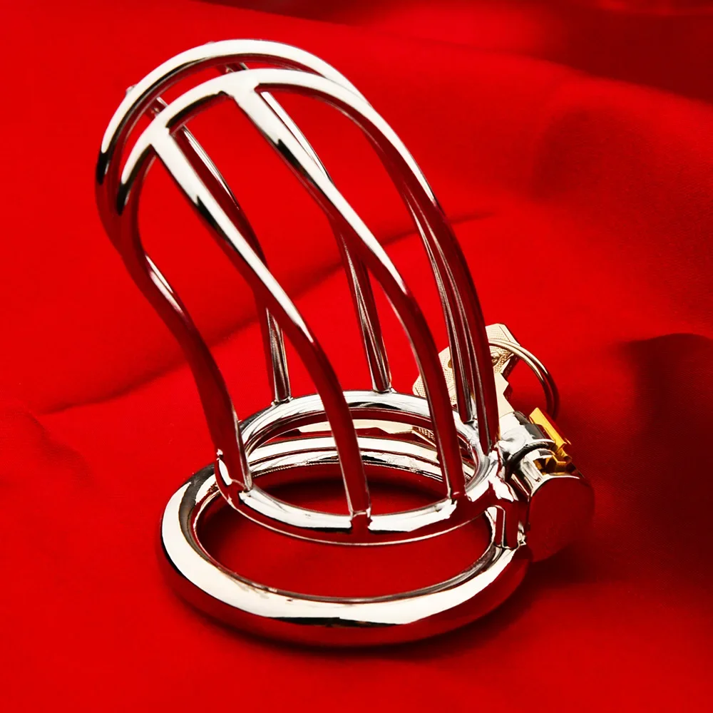 Male Chastity Device Metal Cock Cage for Men Gay