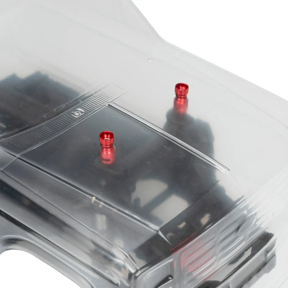 Colonne De Montage De Carrosserie, Support De Poteau Magnetique Poteau De Carrosserie Rc Poste De Coque Magnetique 4pcs Modele De Voiture Support De Carrosserie Pour Scx10 4rm 1 10 Jaune