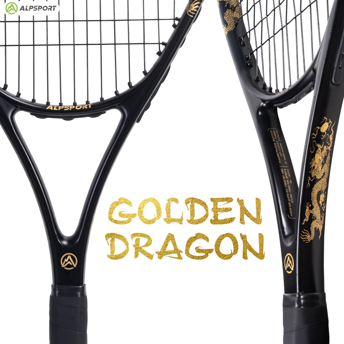 Tennis Racket 18K Carbon Fiber Pro Training With Bag Lightweight Strap For Men Women