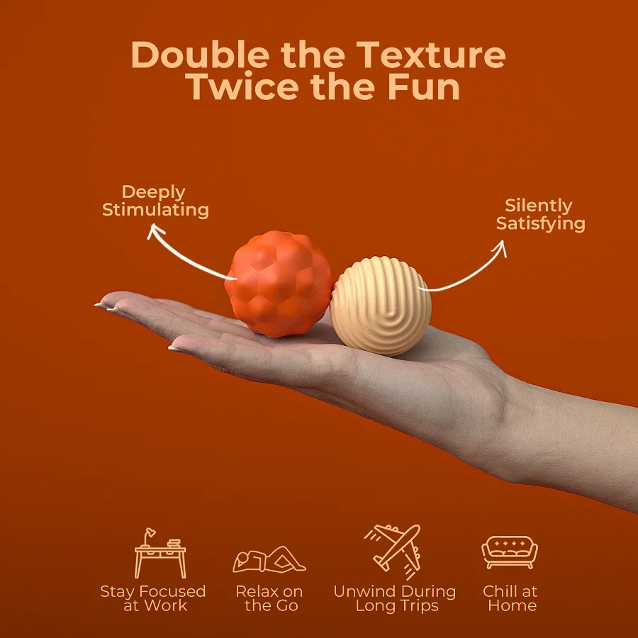 Yoga Fitness Massage Balls Silicone Magnetic Balls Soft Silicone Magnets Balls Extra-Large 2PCS Massage Balls