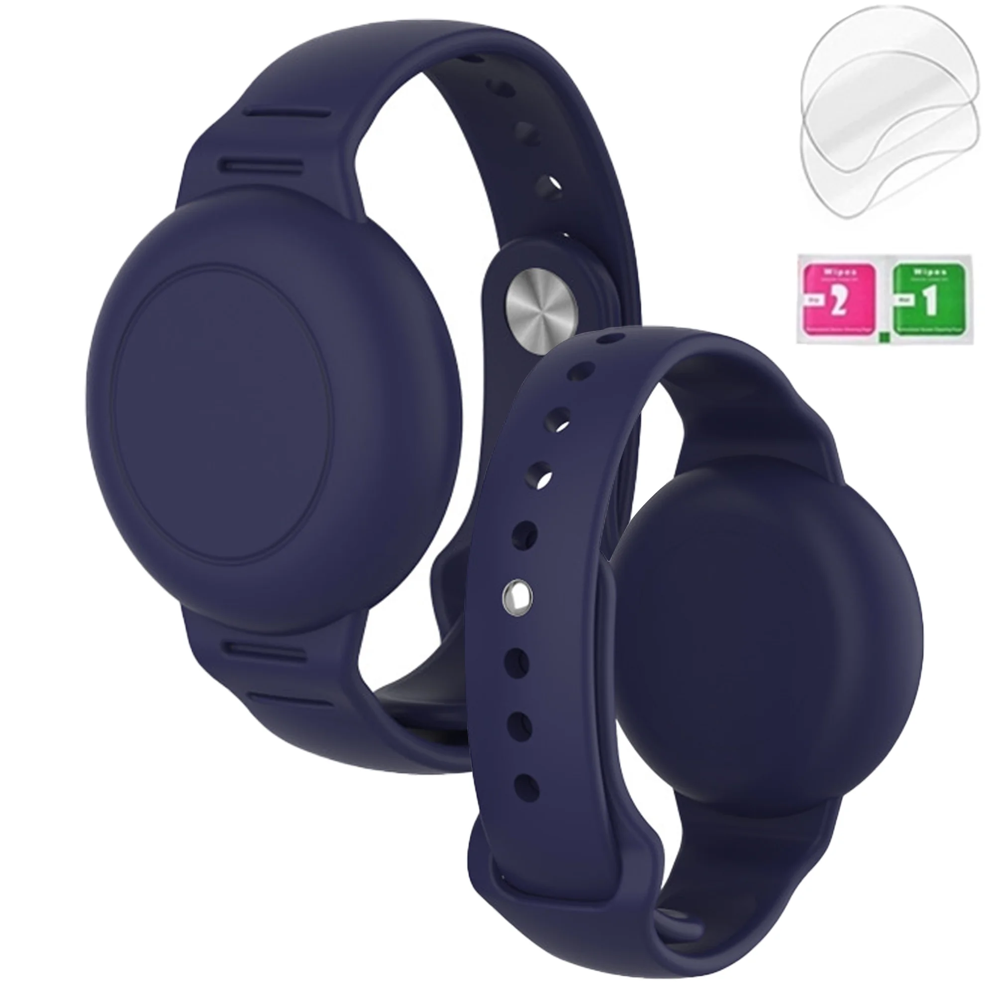 Silicone Anti-Removal Airtag Holder - Secure, Hidden Design for Kids, Pets, and Luggage