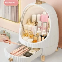 New Desktop Makeup Organizer Cosmetics Storage Box Cosmetics Skincare Organizer Display Case for Cosmetics Lipsticks Jewelry 1