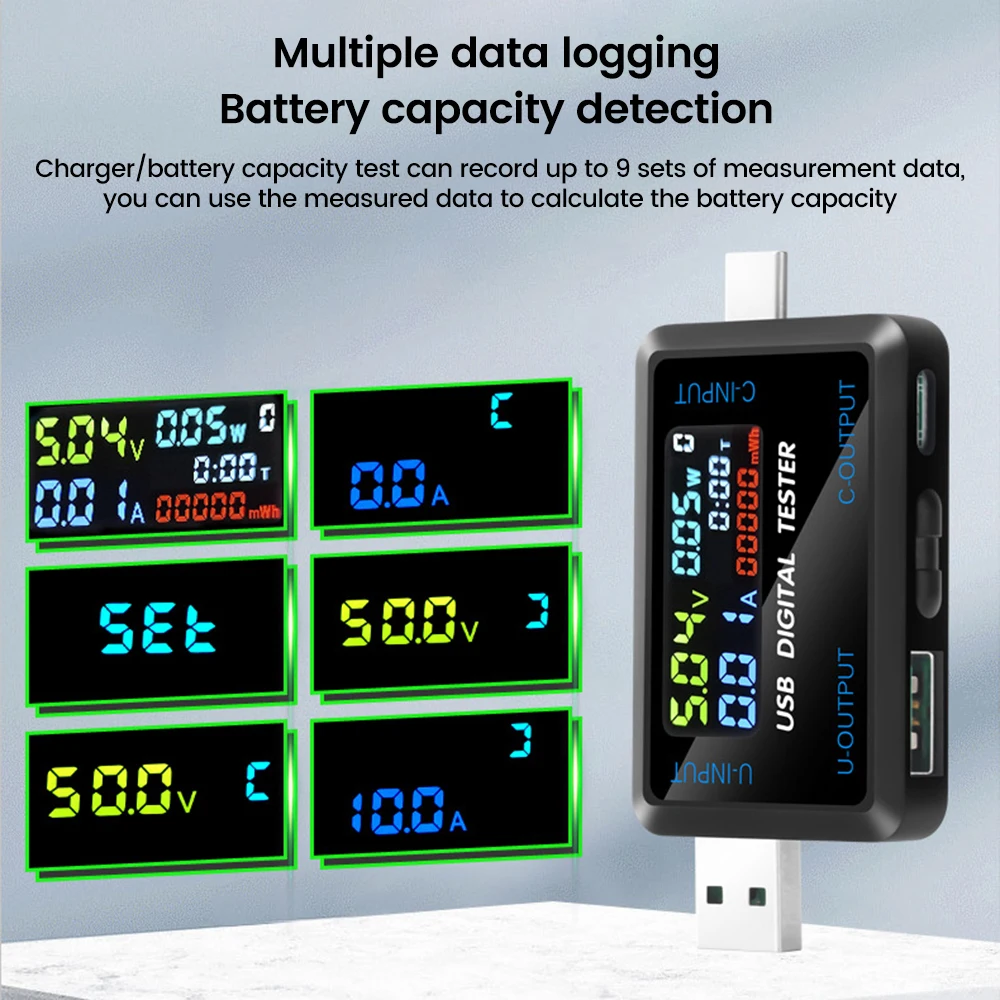 DC4.5V~36V USB energie měřič proud elektrické napětí ohmmetr opravdový čas monitoring nabíječka nabíjení lanko bovdenu elektronika energie tester