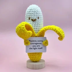 Positive Energy Handmade Wool Plush Doll - Cozy Pocket-Sized Hug and Fun Birthday Gift & Home Decor (07)