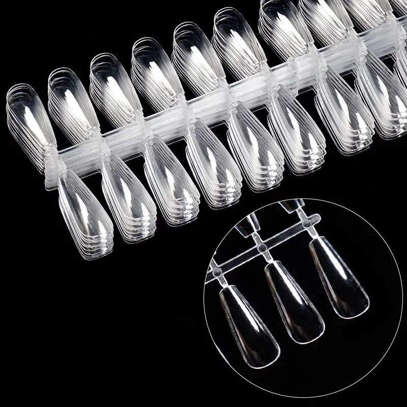 Transparent ABS Nail Extension Tips for DIY Nail Art