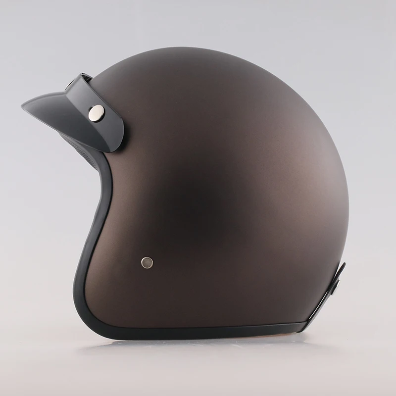 Dot Open Face Casco Retro Moto Scooter Caschi Jet 3/4 Chopper Casco Moto Vespa Moto Vintage Capacete De Moto