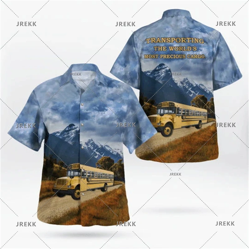 thumbnail image 1 of Camisa hawaiana nueva para hombre, camisa escolar de verano, camisa con solapa de manga corta con estampado 3D, diseño original informal, ropa para hombre, 1 of 5