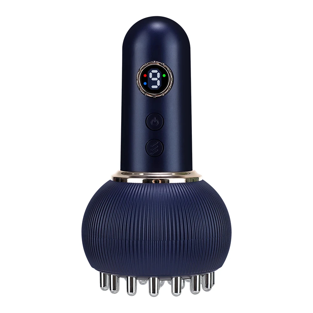 Wireless Guasha Massager Body Shaping Heating Scraping Brush Drainage Machine Fat Burner Rechargeable_voghion.com