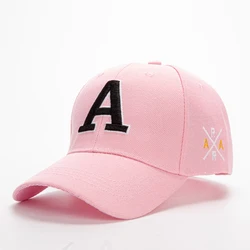 Unisex Casual Adjustable Embroidered Baseball Cap - Sunscreen Outdoor Hat - Adjustable (Pink)
