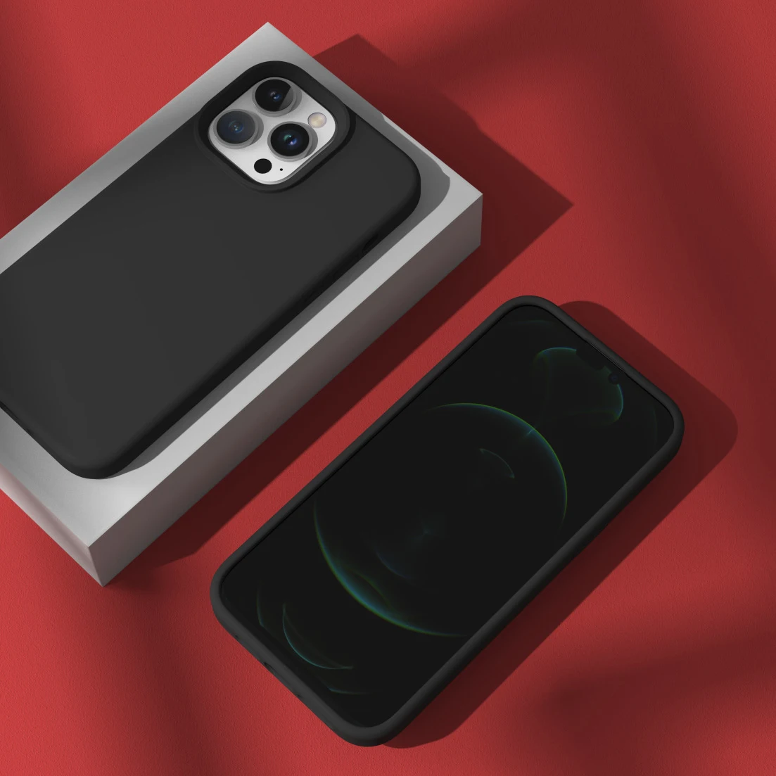 Luxury Original Liquid Silicone Shockproof Soft Phone Case Cover