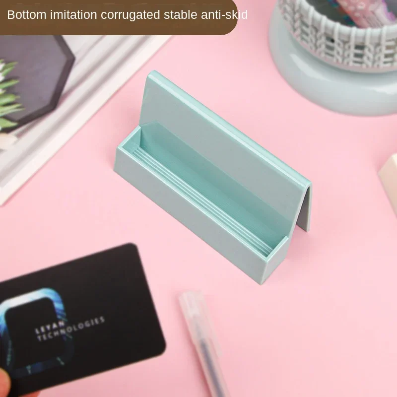 1 Pcs Creative Unique Women's Business Card Holder Desktop Card Storage Box Display Stand Business Exhibition Rack card holder credit card holder photo card holder desk card holder card display stand postcard holder