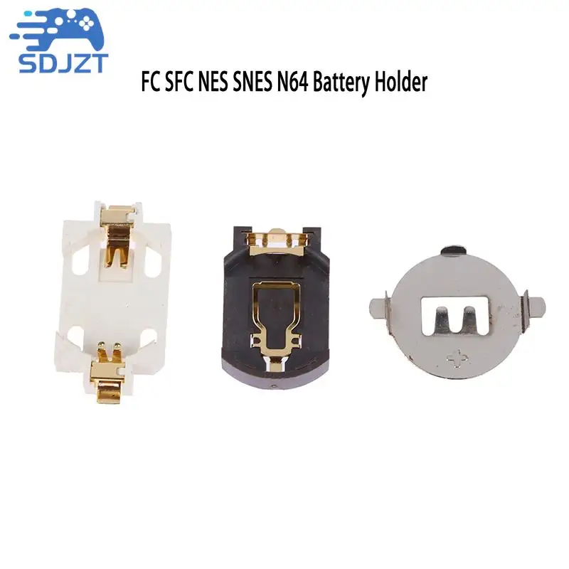 Innovativo Portabatterie Fai Da Te Argento Nero Bianco 26/32Mm Per Game Boy Per Fc Sfc Nes Snes N64 Cartuccia Per Schede Di Gioco