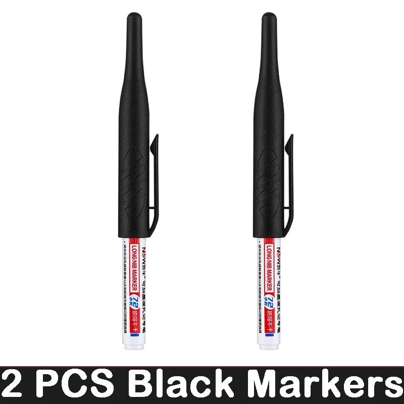 Deep Hole Long Nib Markers for Waterproof Art and Woodworking