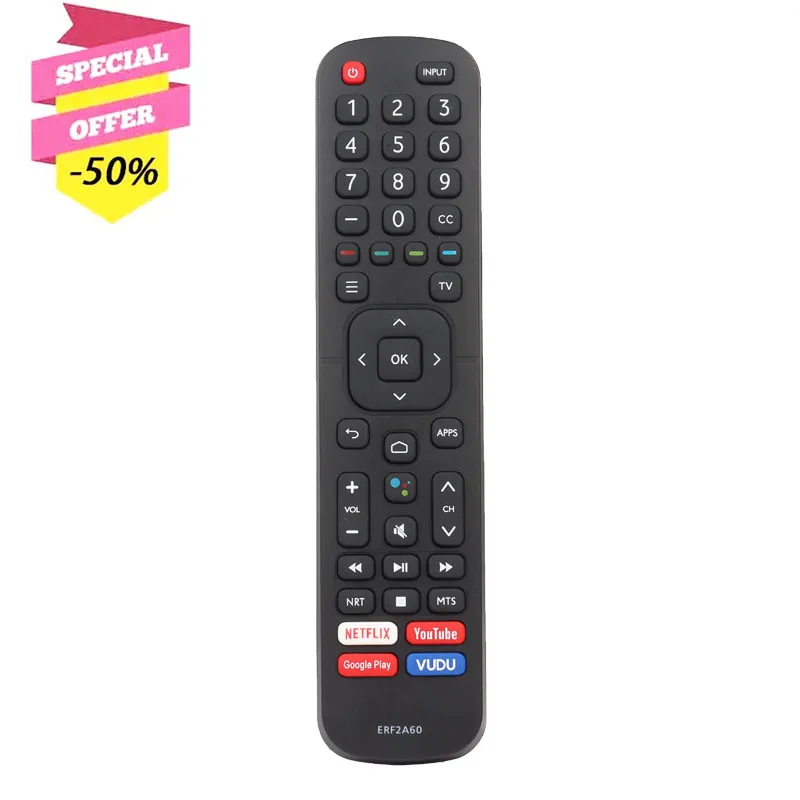 Nuovo Telecomando Ir Erf2A60 Adatto Per Hisense Smart 4K Tv 65 H8F 50 H8F 65 H9F 55 H9F 55 H8F Muslimah (Nessuna Funzione Vocale)