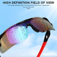 Nouvelles lunettes de cyclisme UV400 multicolore hommes femmes Sport de plein air équitation lunettes coupe-vent lunettes vtt route vélo lunettes de soleil 2