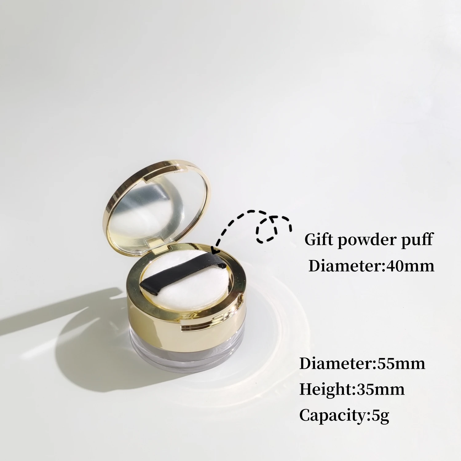 Small Portable Loose Powder Dispenser box 5