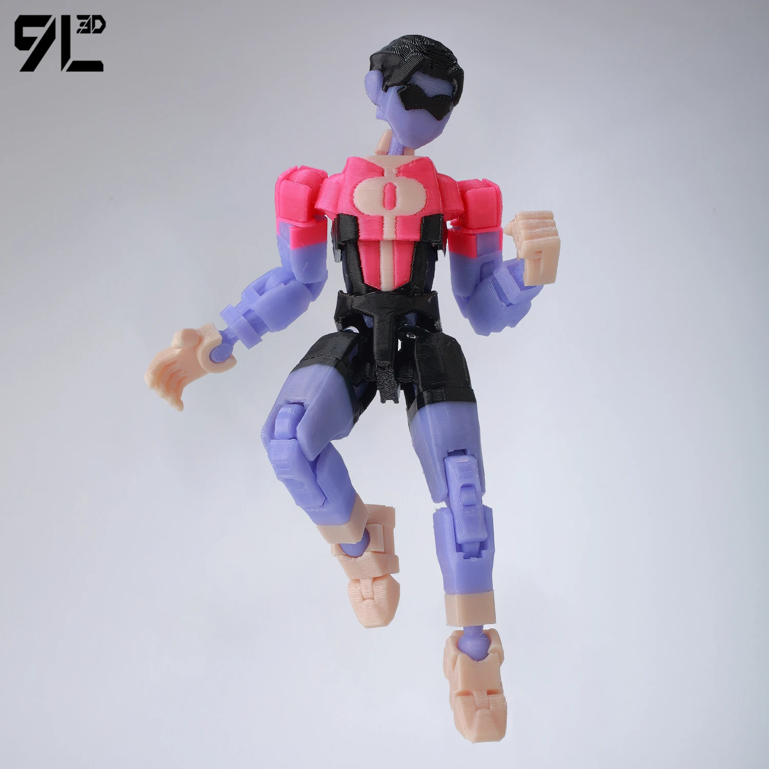 9L3D Dummy13 Invincible Boy Hero Oliver Figure Lucky13 3D Printed