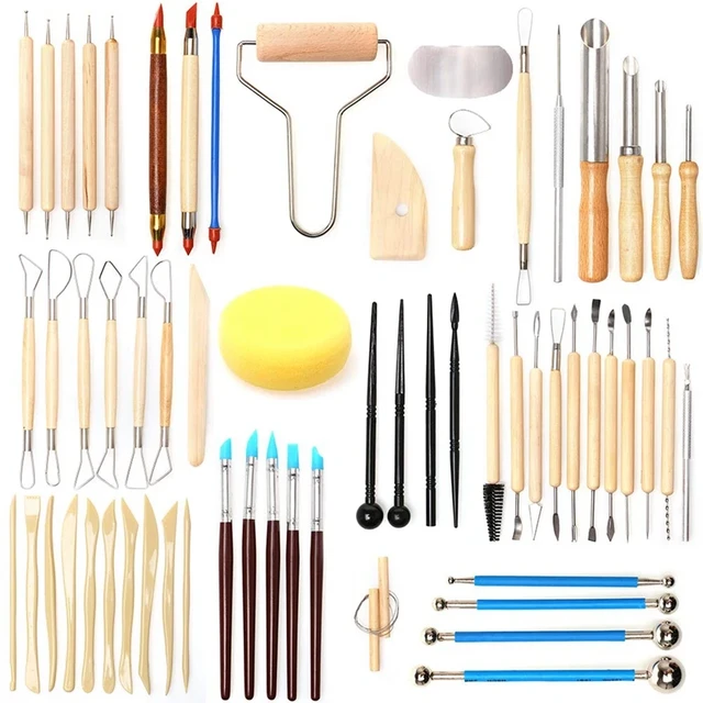 23 Pcs Clay Sculpting Tools Set Ball Stylus embossing Pottery & Ceramics  Tools DIY Arts Crafts lines Carving Modeling Tool gift - AliExpress