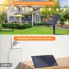 Solar String Lights Outdoor G40 Patio Lights,USB Recharger, 8Light Mode ,Shatterproof Bulbs , Weatherproof Hanging Light 6
