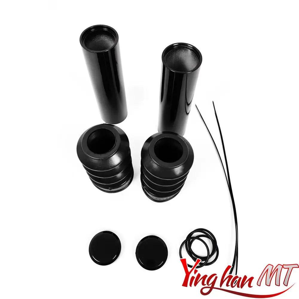 할리 스포스터 XL883 883 다리미 XL883N 슈퍼 로우 2001-2023 프론트 포크 커버, 각반 부츠 어퍼 포크 캡 세트