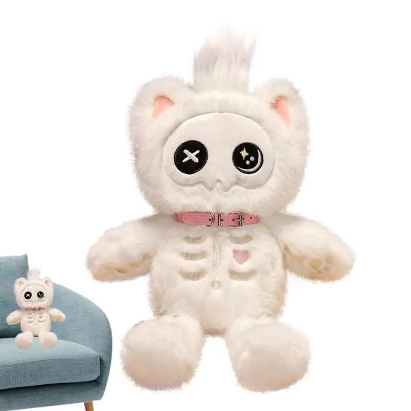 

Плюшевый Кот, Череп, кошка, мягкие животные, 15 дюймов, милый кот, плюшевая игрушка, мягкие животные, готический череп, кошка, мягкие плюшевые кошки, аниме игрушка