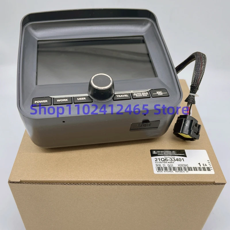 

21Q6-30103 21Q6-30105 21Q6-33400 21Q6-30104 21Q6-33401 ЖК-панель датчика для Hyundai строек