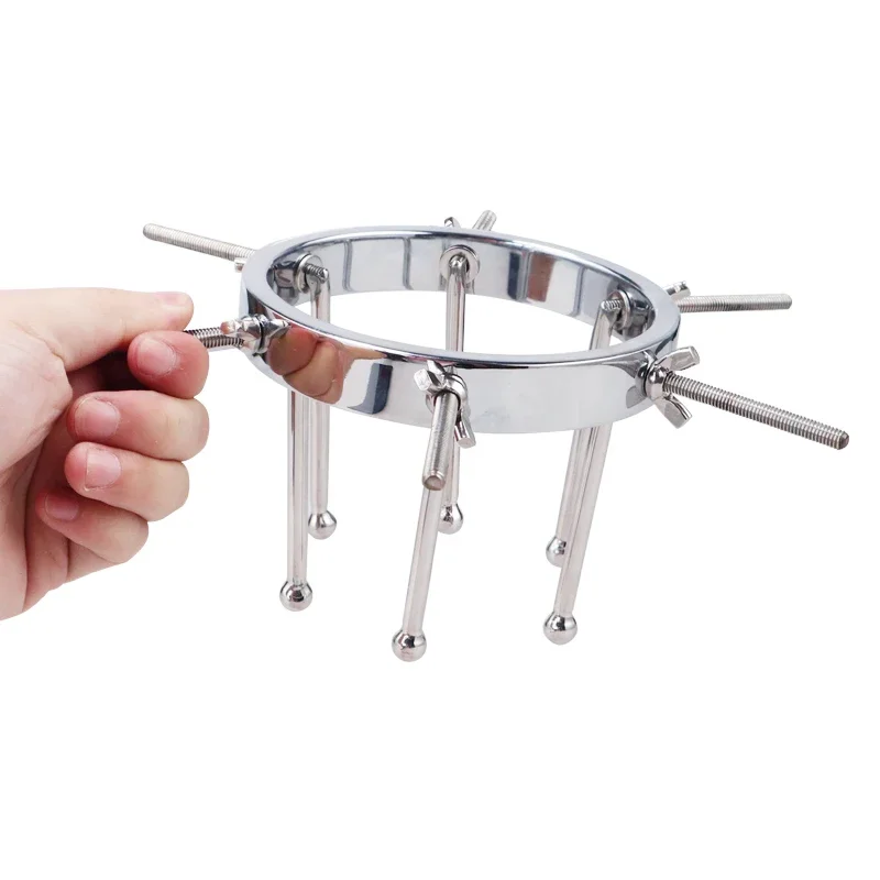 Metal Anal Plug Expander Vaginal Dilator Spreader Anal Speculum Masturbation Fisting Sex Toy For Men Gay Women BDSM Fetish anal plug dilator vaginal expander