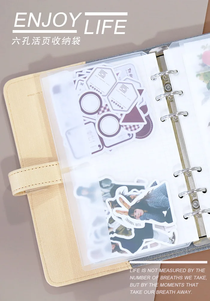 A5A6 Binder Zipper Folder front view
