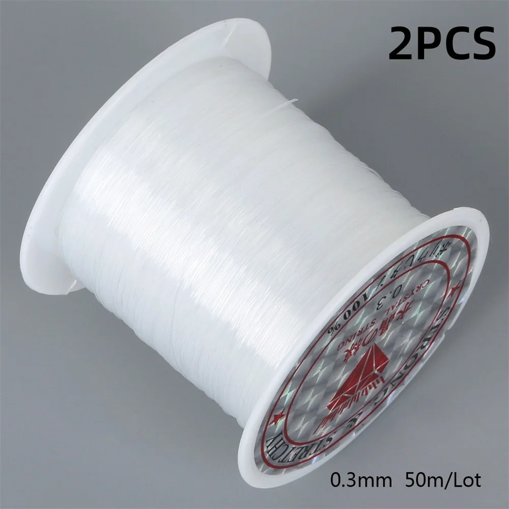 NEW Clear Invisible Nylon Monofilament Fishing Line Strong & Durable For DIY Crafts Jewelry Making Balloon Garlands & Decoration