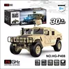 Hengguan 1/10 P408 RC Remote Control Car 16 Channel American 4x4 HUMMER Four-Wheel Drive Convertible Simulation Model Toy Gift 1