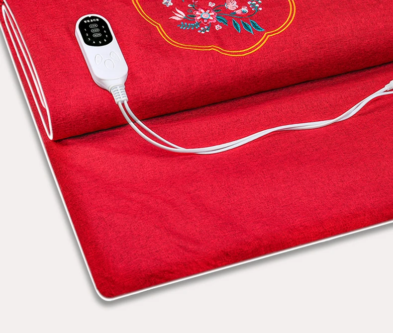 Description Picture 3 of itemHot Detachable Mugwort Electric Blanket Intelligent Regular Moxibustion Pad Skin Friendly Cotton and Linen Hot Compress Mattress