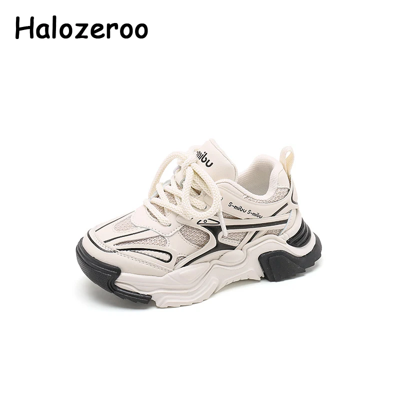 

2023 New Kids Sport Sneakers Baby Girls Running Shoes Children Brand Chunky Sneakers Boys Mesh Casual Sneakers Trainers Spring