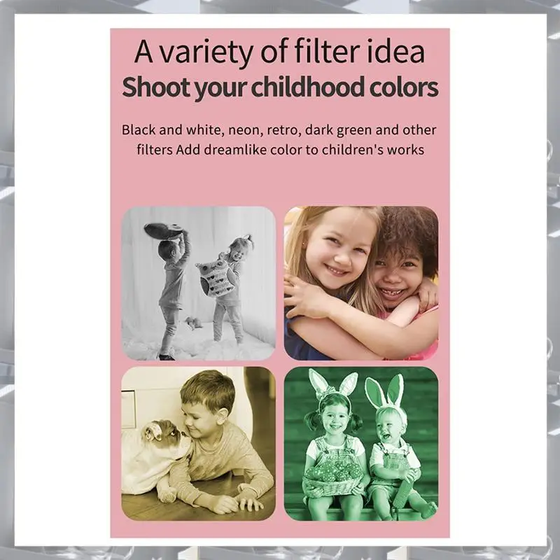 A8S HD Dual Lens 4000W Pixel 5472X4104PX Photo Resolution Without Memory Card Children's Camera,Brown Easy Install Easy To Use
