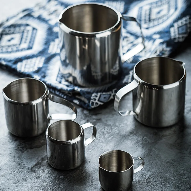 Pack De 4 Tazas De Acero Inoxidable De 8 Oz - Plateadas, Resistentes A Roturas, Para Bebidas Frías