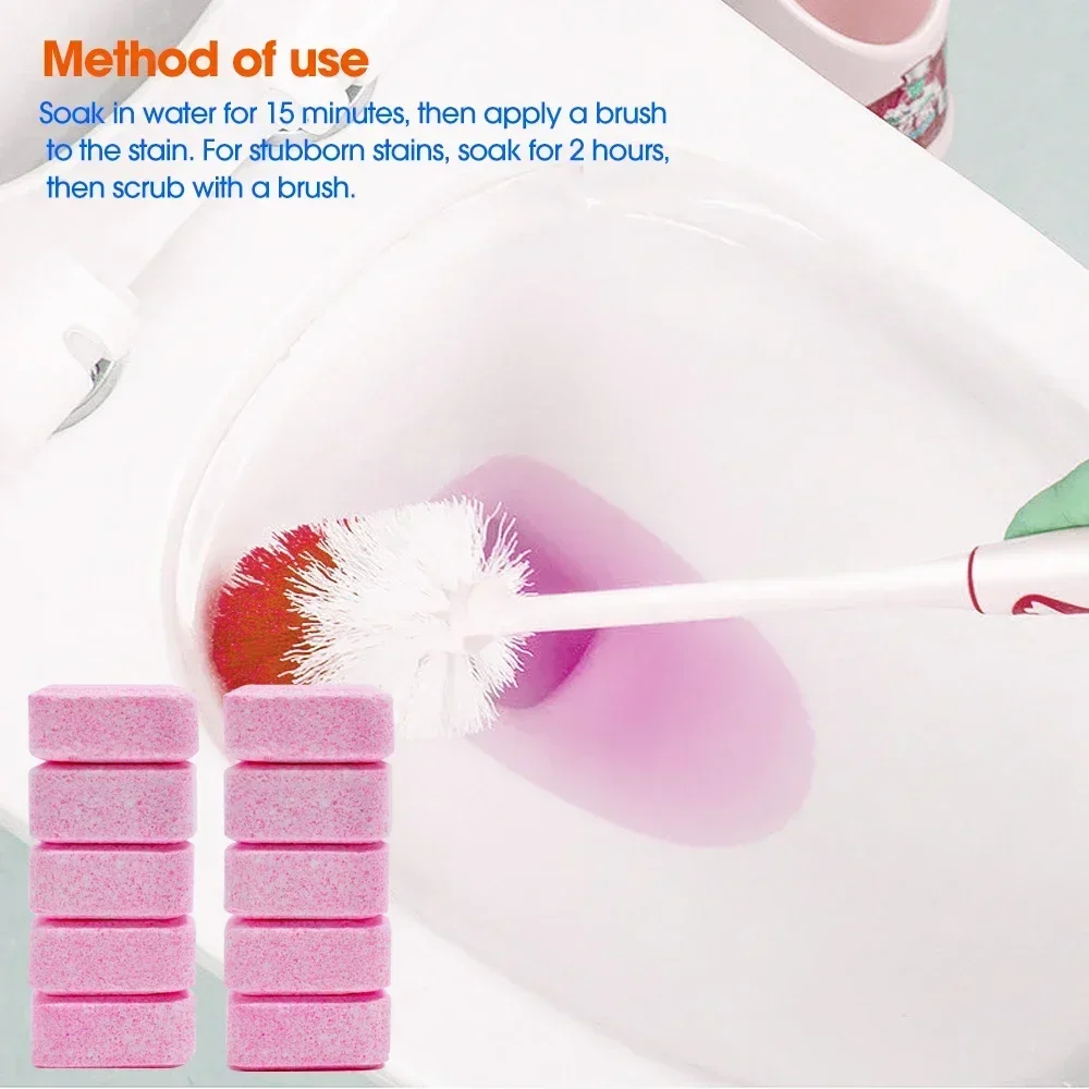 Toilets Cleaning Effervescent Tablet Toilet Cleaner Deodorant Remover Urine Stain Yellow Dirt Home Batnroom Cleaning 3-20Pcs toilet cleaner tablets