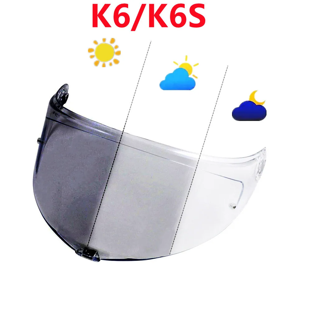 Psler Helmet Visor For K6 K6s Helmet Face Shield Tinted | Seychelles