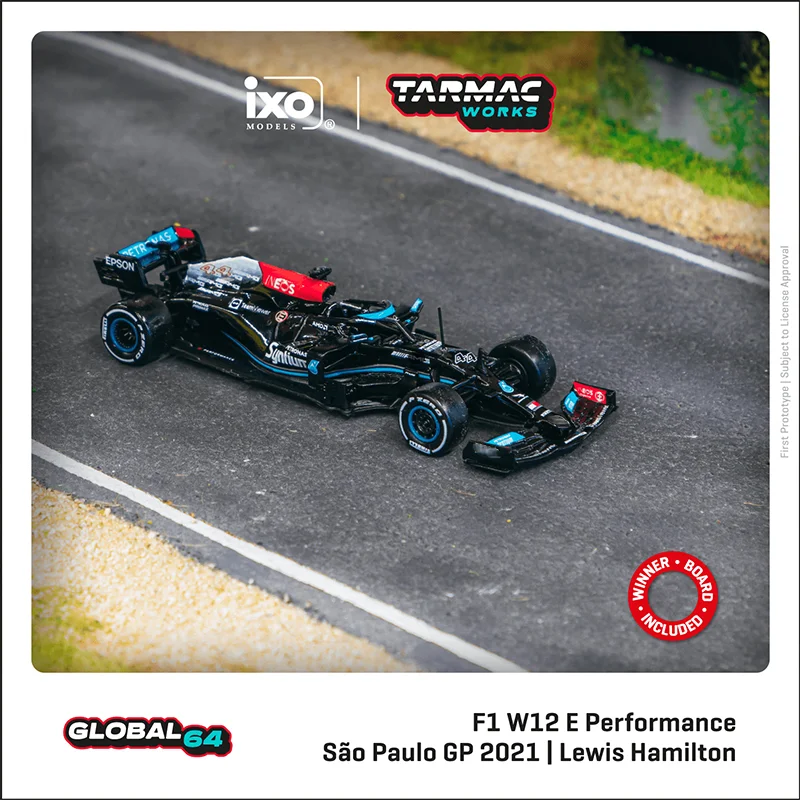 

TW 1:64 F1 W12 E Performance Sao Paulo Diecast Diorama Car Model Collection Miniature Carros Toys Tarmac Works