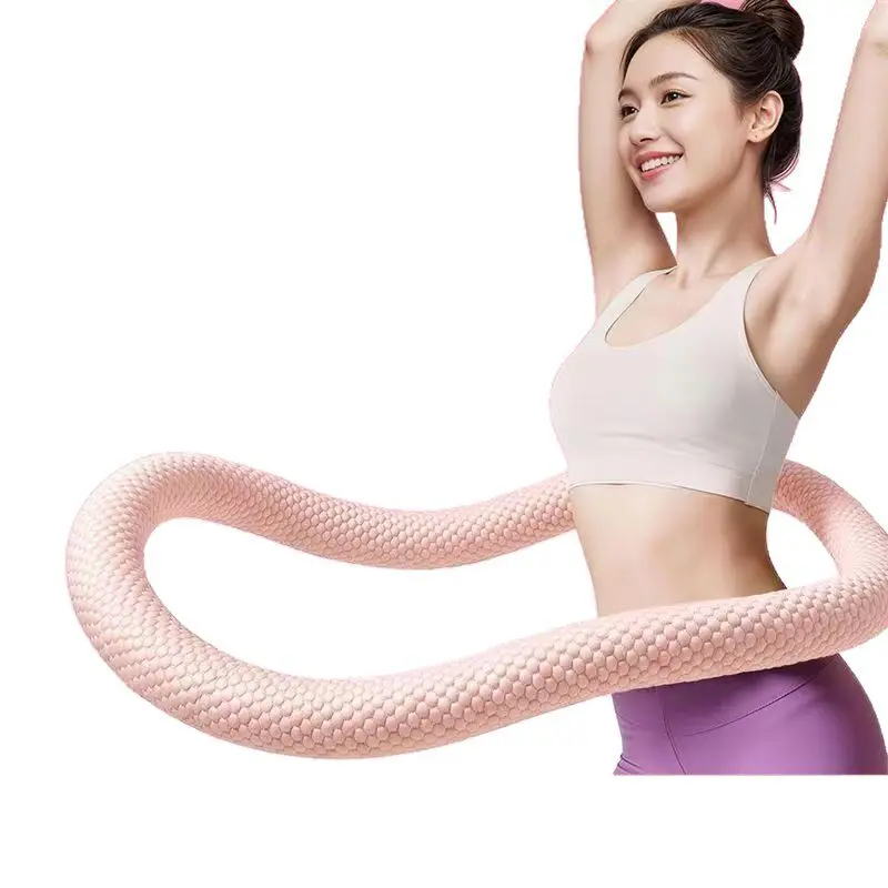 아이스빈 소프트 훌라후프 여성용 복부 슬리밍 지방 감소 체중 감량 도구 시원한 느낌 복부 타이트닝 피트니스 장비