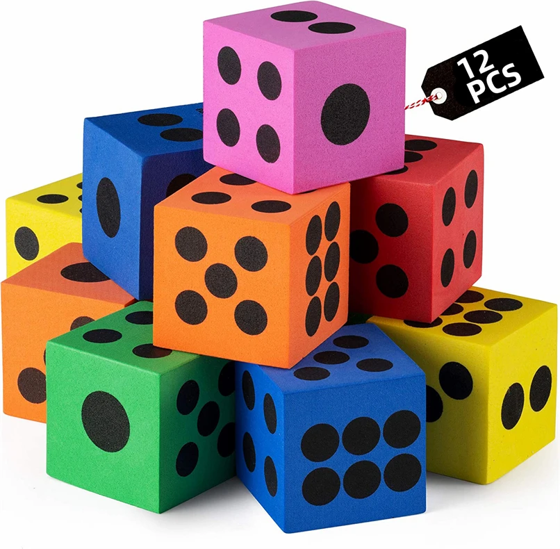 

Montessori Sensory Toys Eva Foam Dice Learning Eudcation Montessori Toys For 3 Year Olds Fine Motor Skill Children Gift H66Y