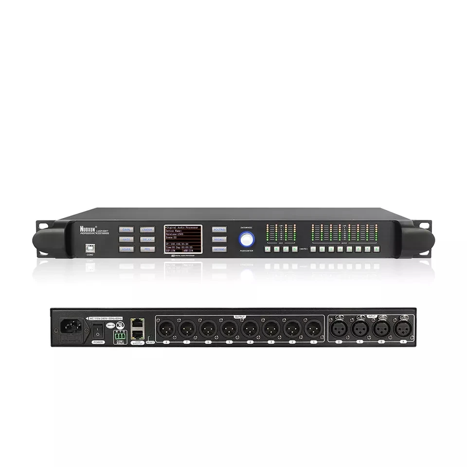

Professional 96K DSP Audio Processor Speaker Management 4 Input 8 Output Digital Audio Processor