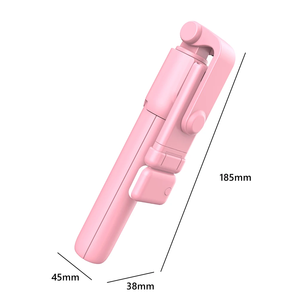 Bluetooth-compatible Selfie Stick Mini Tripod with Fill Light Remote Phone Stand