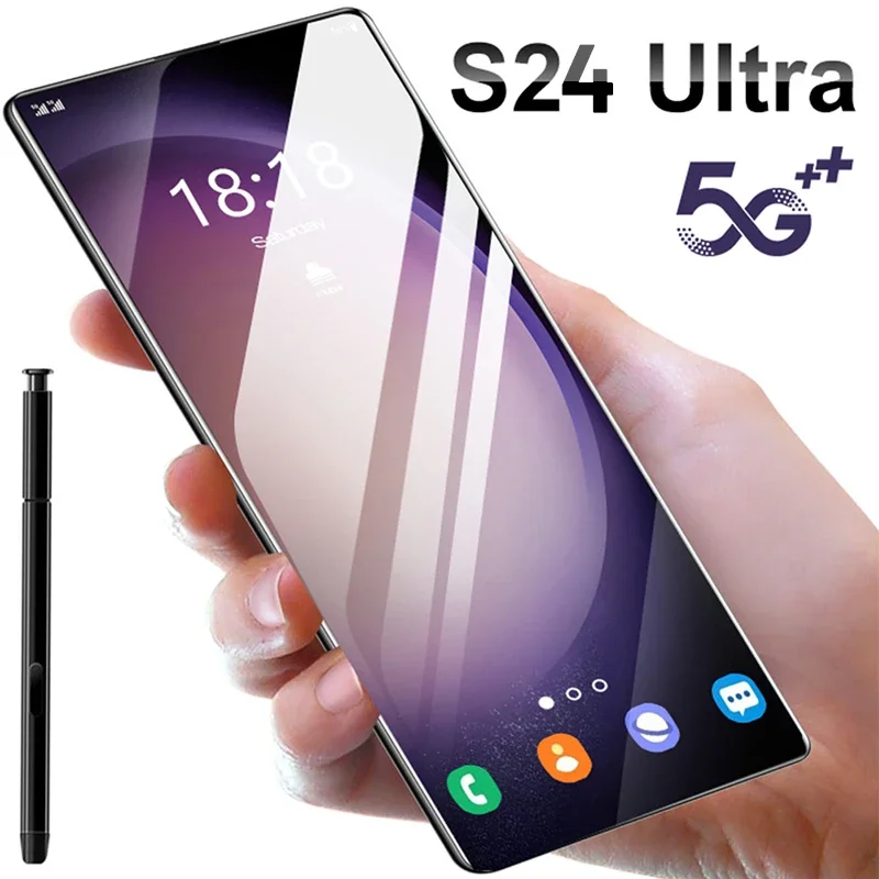 

New S24 Ultra 5G Smartphone Original 7.0inch Global Celular Unlocked Phones 16G+1TB 4G Dual SIM Mobile Phones 72MP HD Cell Phone