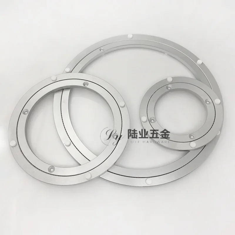 4/5.5/8/10/12/14/16 Inch Design Lazy Susan Aluminum Ball Bearing Turntable Bearings Swivel Plate