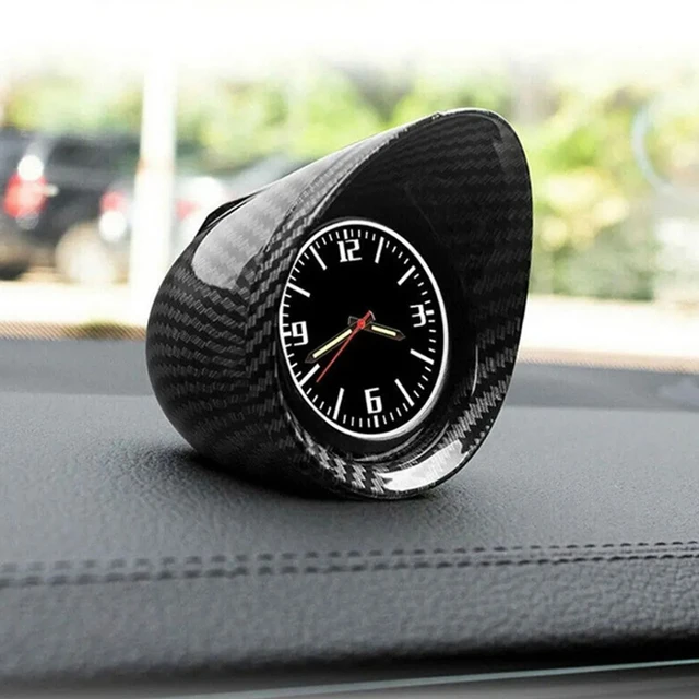 Orologio Da Cruscotto Auto Luminoso | Nero | Al Quarzo | Facile Installazione | Decorazione Interni Auto - Foto 6