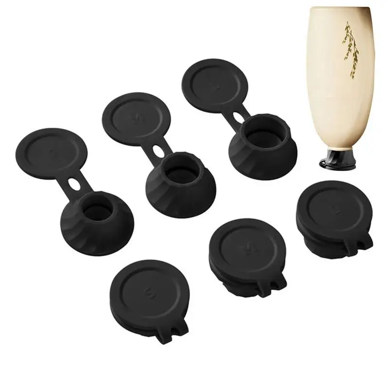 Universals Bottle Emptying Kit 6Pcs 3 Sizes Adapters Transfer Connector, kitchen tools,multifunctional tool